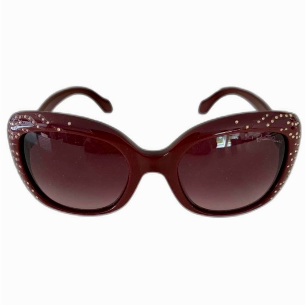 💥Roberto Cavalli Red Swarovski Crystal Embellished Altair Sunglasses💥 NIB